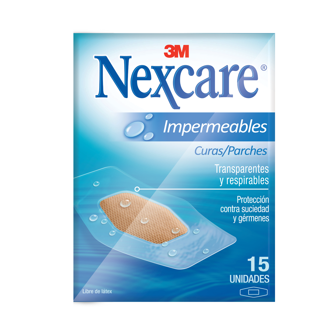 Nexcare&reg; Parches Impermeables Transparentes