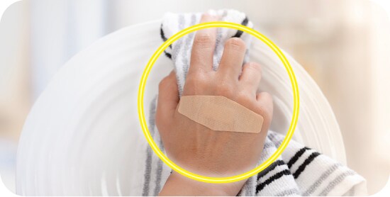 Venditas Nexcare para heridas del día a día.
